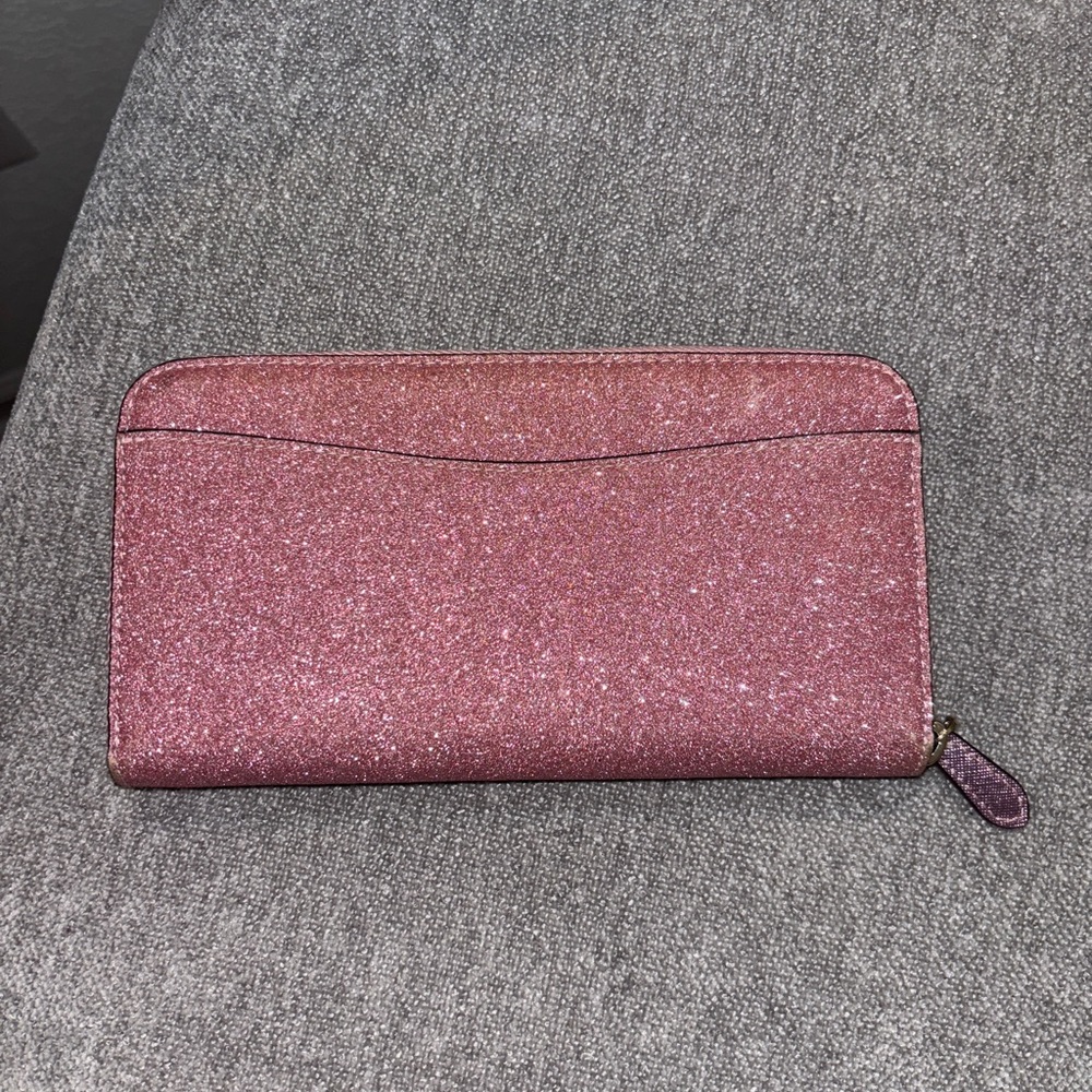 Kate Spade Rose Glitter Wallet - Picture 2 of 13